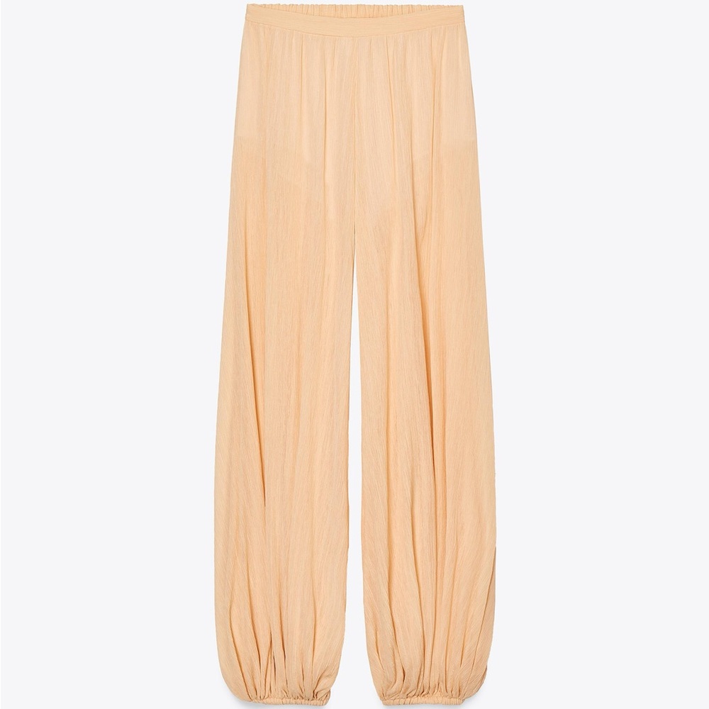 Zara ZW Collection Bubble Hem Pants